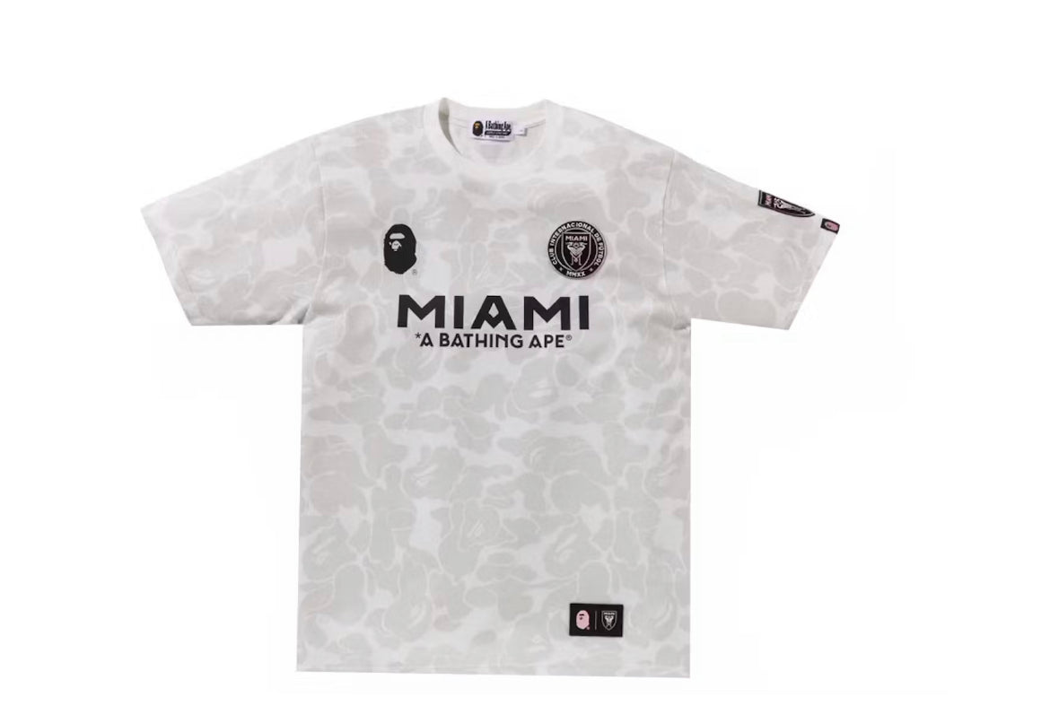 Bape X Inter Miami CF Camo Tee